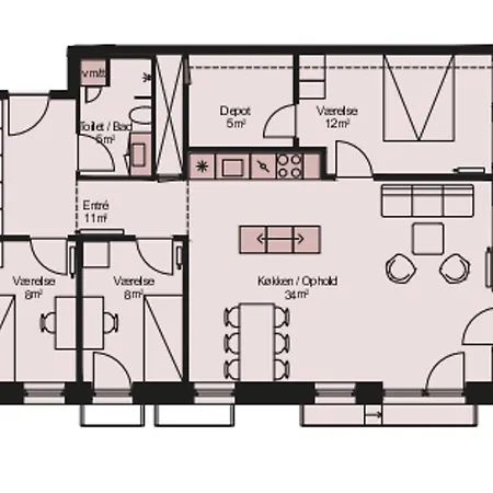 Апартаменты Fantastic 3-bed Wfrench Balconies *